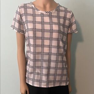 Old Navy Plaid Short Sleeve Top